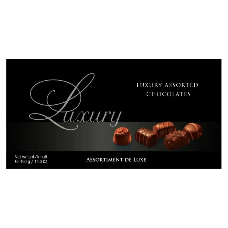 Цукерки шоколадні Асорті LUXURY ASSORTED CHOCOLATES DOULTON 12 смаків Німеччина 400 г