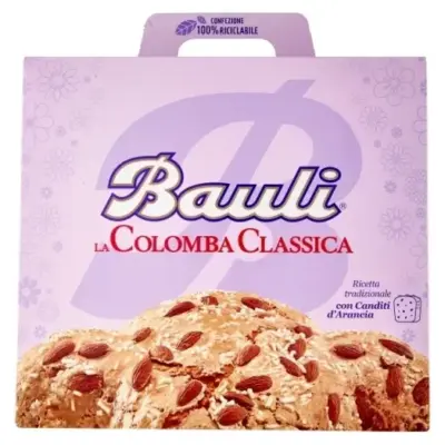 Кекс (Панеттон) з мигдалем і апельсиновою цедрою класичний Bauli La Colomba Classica 1 кг Італія