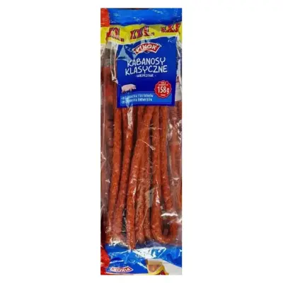 Ковбаски Кабаноски зі свинини Pikok KABANOSY 500 г Польща
