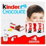 Шоколад молочний Kinder Chocolate з молочною начинкою 50 г (4х12.5г) Німеччина
