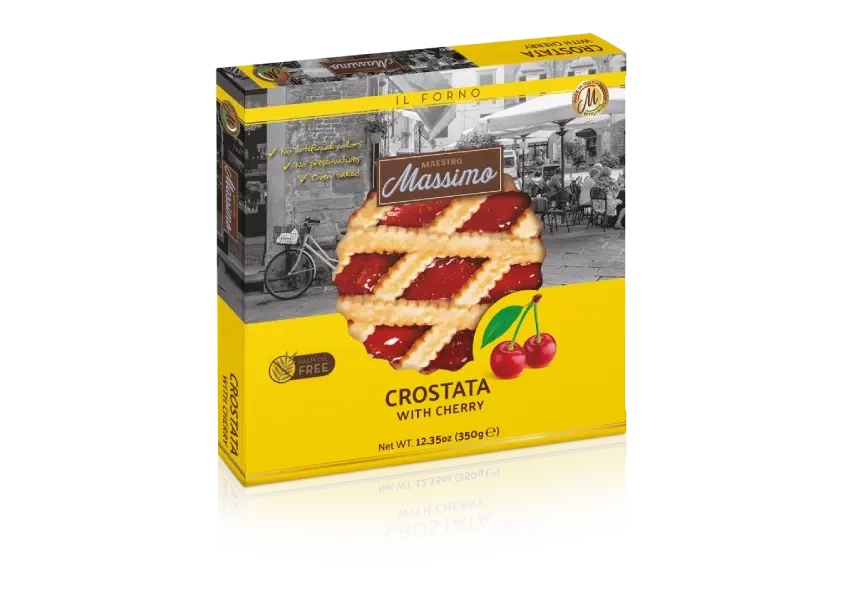 Тарт (Пиріг) з вишневим Maestro Massimo Crostata whith Cherry 350 г Італія