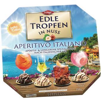 Цукерки "Мільні Краплі Праліне" Trumpf Edle Tropfen in Nuss Aperitivo Italiano 250 г Німеччина