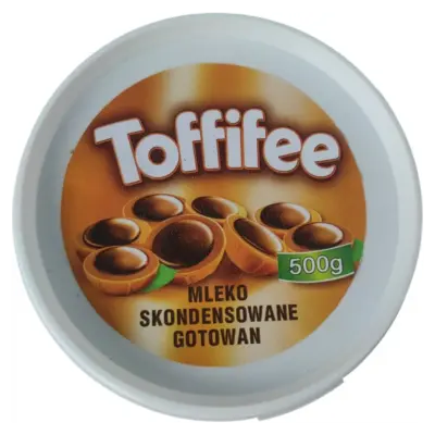 Молочно-варена згущена паста (крем) Toffifee mleko skondensowane gotowan Польща 500 г