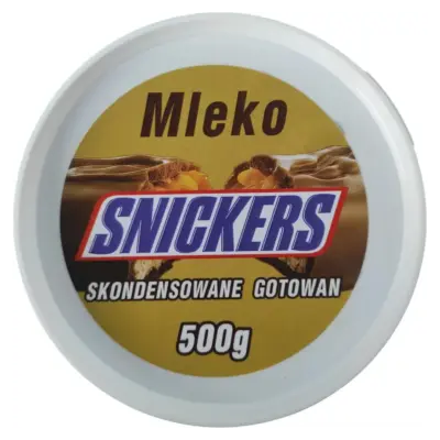 Молочно-варена згущена паста (крем) SNICKERS mleko skondensowane gotowan Польща 500 г
