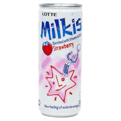 Молочний напій Мілкіс зі смаком полуниці Milkis Корея