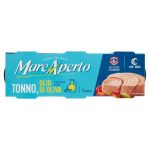 Тунець шматком в оливковій олії Mare ApertoTonno all Olio di Oliva (3х70 г) 210 г Італія