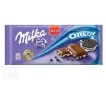Шоколад молочний Milka Oreo (з печивом Горіо) Швейцарія 100 г