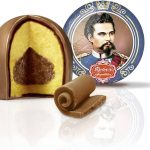 Апельсиновий марципан у молочному шоколаді Reber König Ludwig Kugel Німеччина (8 шт.) 160г