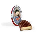 Марципан у темному шоколаді з яєчним лікером König-Ludwig-Pastete Reber Німеччина 38г