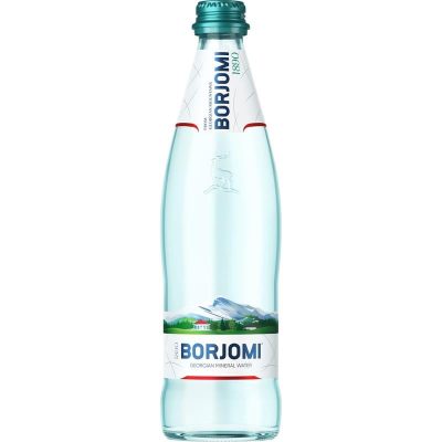 Вода лікувально-столова мінеральна сильногазована Borjomi (скло) 0.5 л