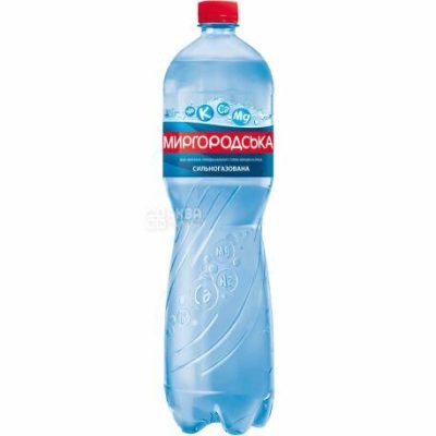 Вода сильногазована Мірголинська 1,5л ПЕТ
