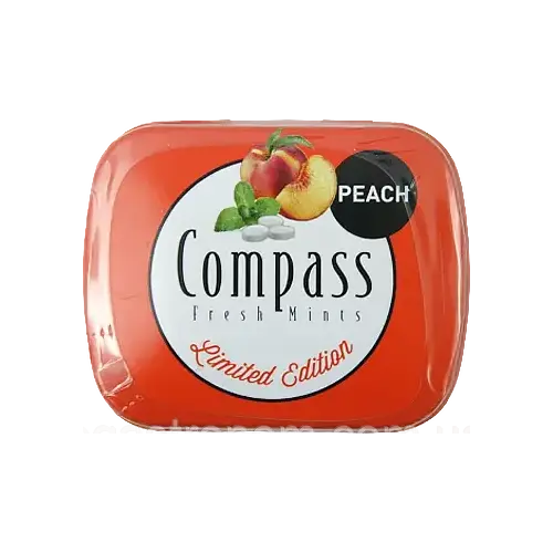 Льодяники БЕЗ САХАРА Персик Compass peach 14 г Німеччина