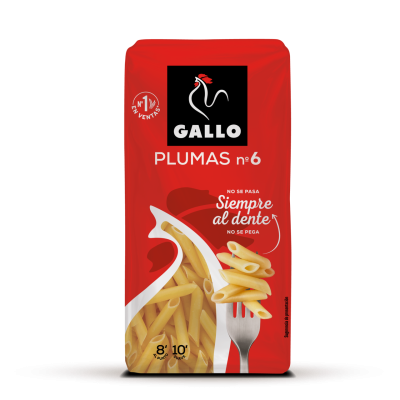 Макаронні вироби Пір'я Gallo Plumas No 6 450 г Іспанія