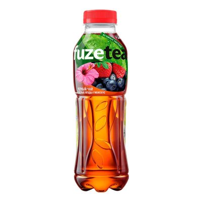 Холодний чорний чай зі смаком лісової ягоди Fuze Tea 0.5 л ПЕТ