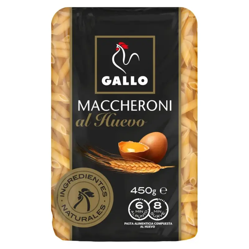 Макаронні вироби Пір’я Яєчні Gallo Maccheroni al Huevo 450 г Іспанія