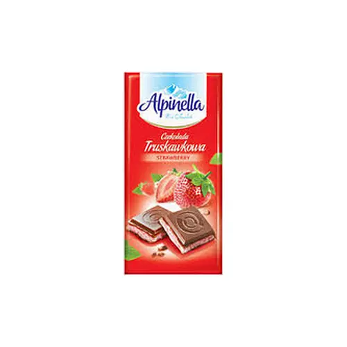 Шоколад “Alpinella” (Альпінела Полуничний смак), Польща, 100 г