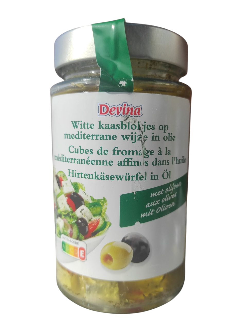 Сир Фета в олії з оливками Devina 350/180г Німеччина