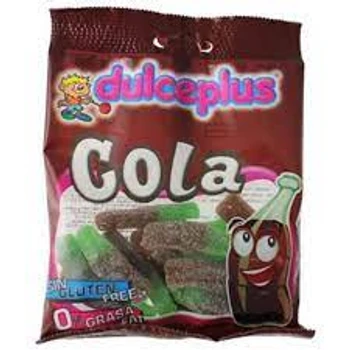 Желейні цукерки БЕЗ ГЛЮТЕНА Кола Dulceplus Cola 100 г Іспанія