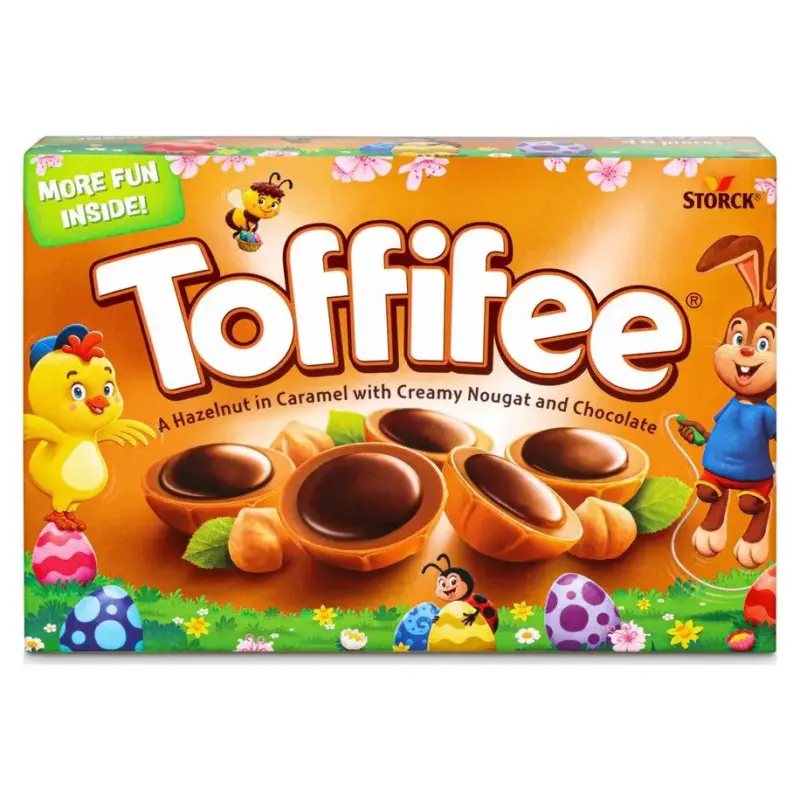 Цукерки Toffifee фундук у карамелі з кремовою нугою і шоколадом (2шт х 200 г) 400 г Німеччина