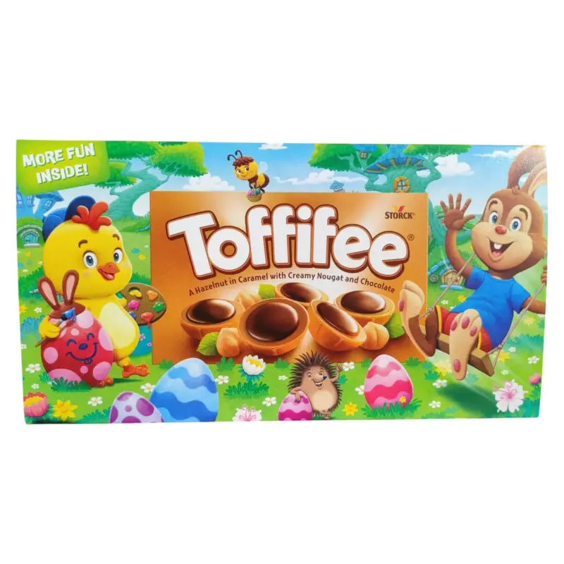 Цукерки Toffifee фундук у карамелі з кремовою нугою і шоколадом (3 шт. х 125 г) 375 г Німеччина