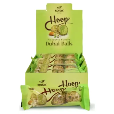 Дубайські кульки Konak Hoop Antep Fistlkli Kadayfli Top Gofret 27 г