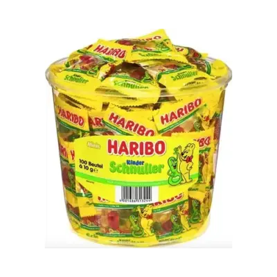 Желейні цукерки соски-пустушки Haribo Kinder Schnuller (фруктовий мікс) 10 г Німеччина