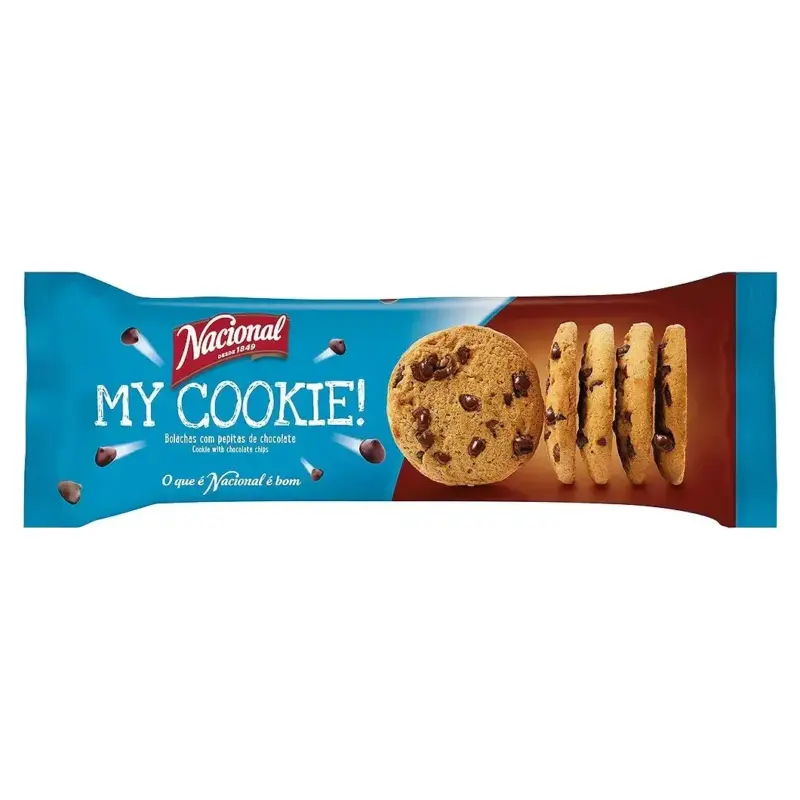 Печиво зі шматочками шоколаду NACIONAL MY COOKIE 150 г Португалія