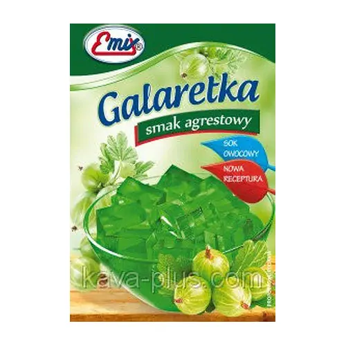 Галаретка (Желе) зі смаком агрусу Emix Польща 79г