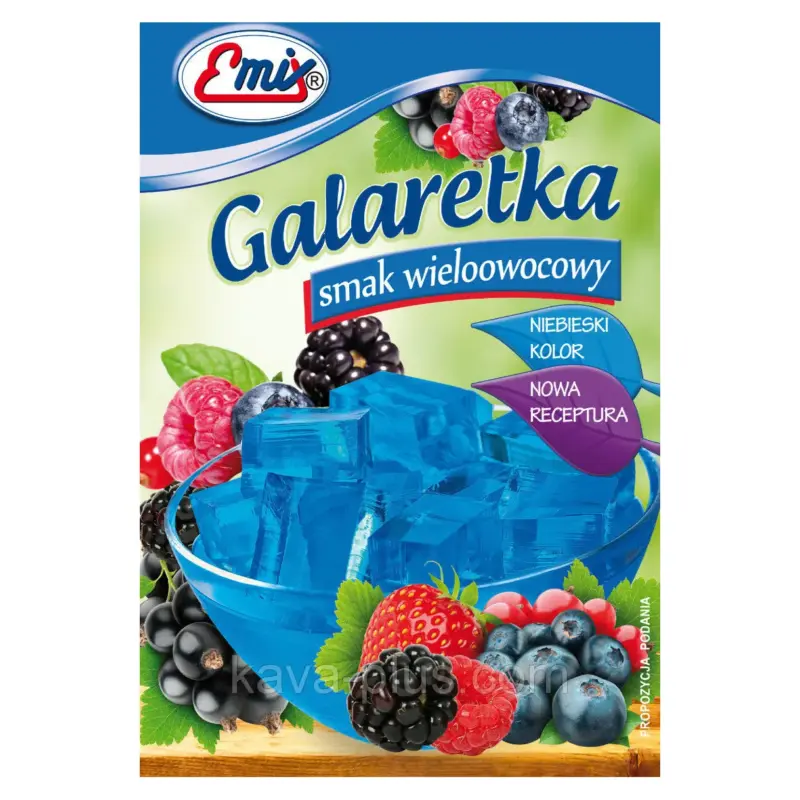 Галаретка (Желе) зі смаком мульти фруктів Emix Польща 79г
