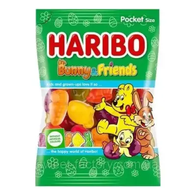 Желейні цукерки Кролик і друзі Haribo Bunny & Friends175г Німеччина