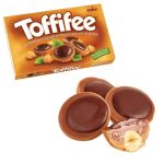 Цукерки фундук в карамелі з кремовою нугою і шоколадом Mister Choc Toffifee&Nuts Німеччина 125г
