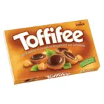 Цукерки фундук в карамелі з кремовою нугою і шоколадом Mister Choc Toffifee&Nuts Німеччина 125г