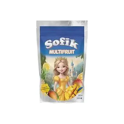 Напій сіковий Мультифрукт Sofik Multirrut з трубочкою 200 мл