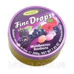 Льодяники (цукерки) Woogie Fine Drops (дрібні краплі) мікс лісова ягода Австрія 200г