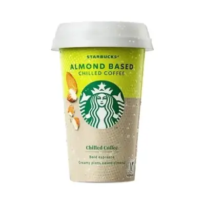 Холодна кава на мигдальному молоці Starbucks Almond Based Iced Coffee 220 мл Данія