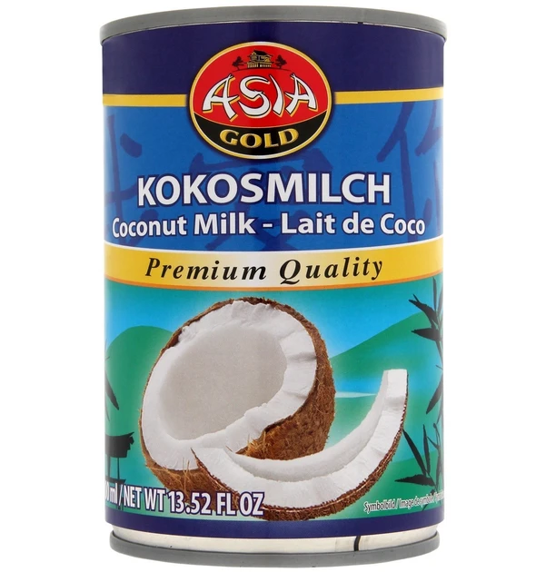 Кокосове молоко Золоте 18% Asia Gold Coconut milk 400 мл