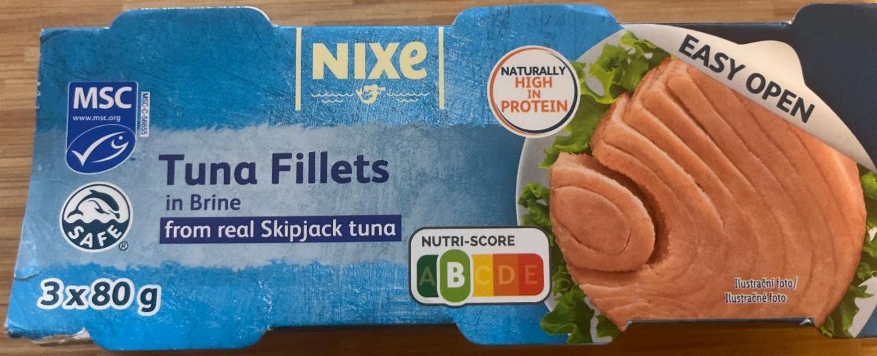 Філе тунця у власному соку Nixe fillets from real skipjack tuna 3x80г Німеччина