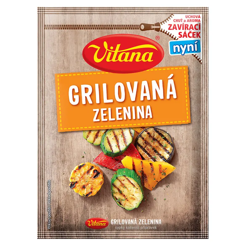 Приправа для овочів гриль Vitana Grilovaná zelenina 28 г Чехія