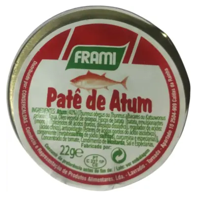 Паштет із тунця FRAMI Pate de Atun 22 г Португалія