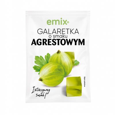 Желе зі смаком крижовика Emix Galaretka 75 г Польща
