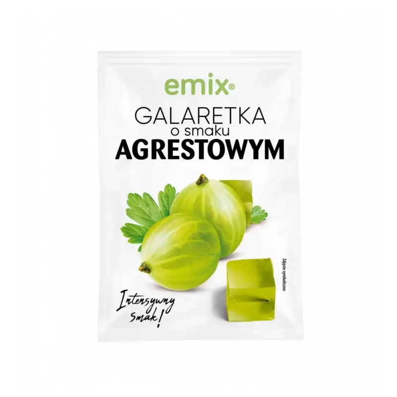 Желе зі смаком крижовика Emix Galaretka 75 г Польща