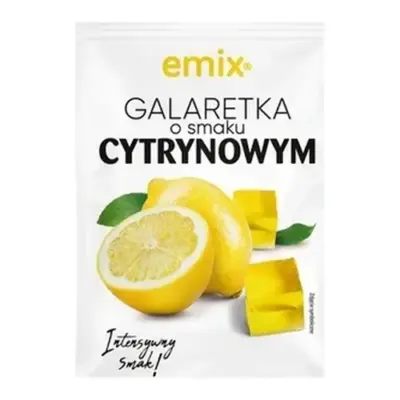 Залі зі смаком лимона Emix Galaretka 75 г Польща