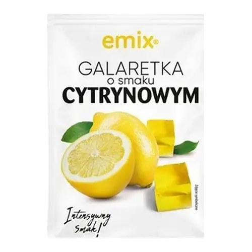 Залі зі смаком лимона Emix Galaretka 75 г Польща