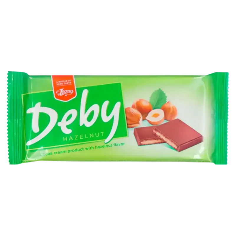 Молочна кондитерська плитка з горіховою начинкою Deby 90 г Польща