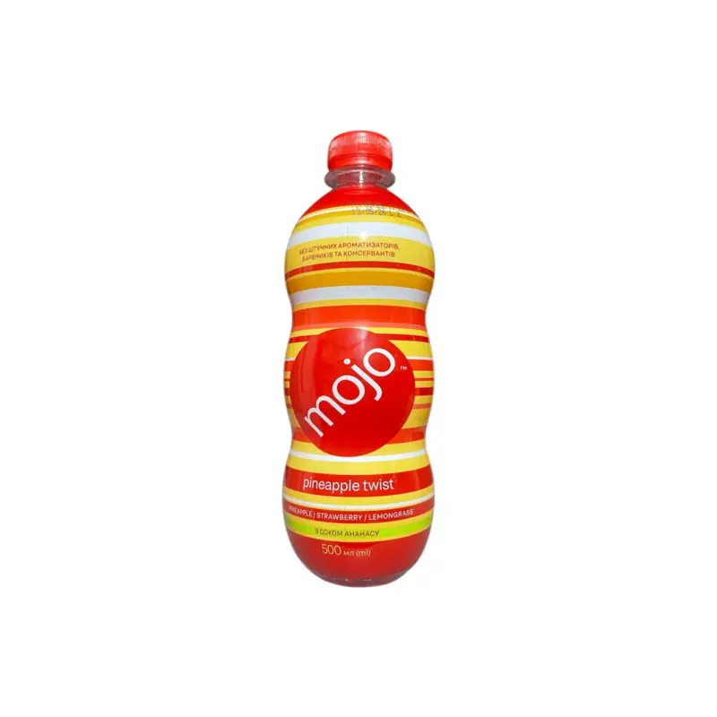 Напій Mojo зі смаком ананас твіст Pineapple twist 0,5 Україна