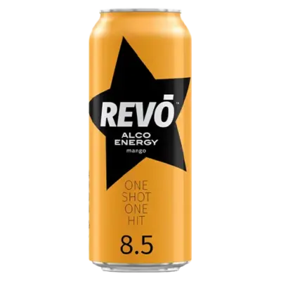 Енергетичний слабоалкогольний напій Revo Alco Energy Mango 8.5% 0.5 л Україна