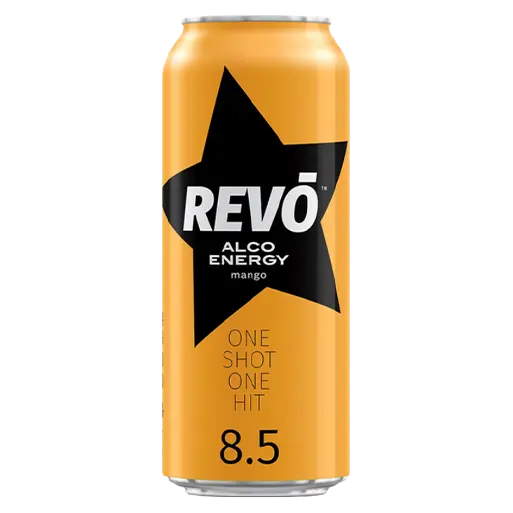 Енергетичний слабоалкогольний напій Revo Alco Energy Mango 8.5% 0.5 л Україна