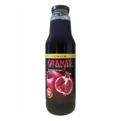 Сік гранатовий БЕЗ САХАРА Premium Granat Польща 750 мл