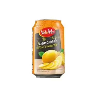 Лимонад газований 6% цитрусовий сік Sol & Mar Cloudy Lemon 330 мл Польща
