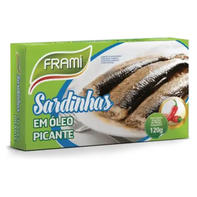 Сардини пікантні в олії Frami 120/90г Португалія